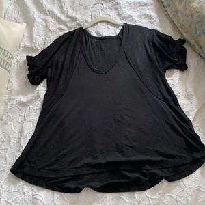 We the Free Oversized Black Shirt XS